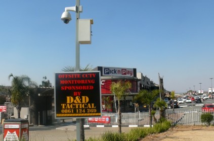 D&D have erected a camera at the entrance to Panorama Shopping Centre.