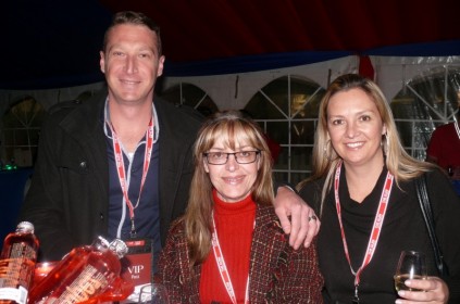Christiaan Welthagen, Carina van der Walt and Natalie Maree (Caxton South), enjoying the VIP evening.  