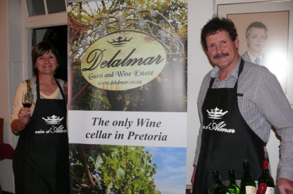 Marietjie and Johann Visagie from Delalmar Wine.