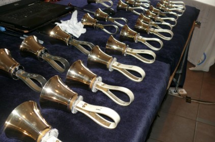 The handbells which Gottfried plays.