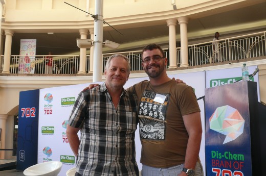Hennie du Plessis and Etienne de Beer, two of the competitors.