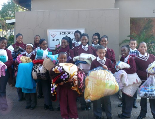 Keeping the chilly weather at bay A blanket drive held at Covenant College primary school resulted in lots of blanket donations, which will be handed out to Amazing Grace Children’s Orphange and Look Forward Creativity Centre in the South of Johannesburg.