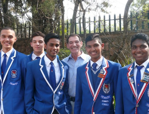 League winners Mondeor High School’s u.19 boys were recently the league winners in the open squash finals. Front: Rory Tune, Kinesh Moodley, Keolyn Naidoo and Kalin Dorasamy. Back: Mikell van der Linde and Mr Frick van der Linde. Absent; Abul ‘l’Yasid.