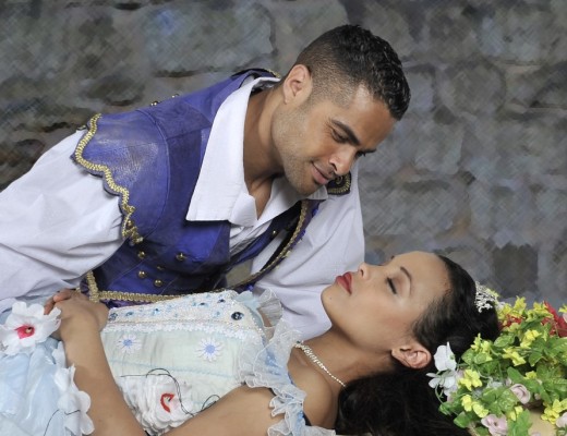 Christopher Jaftha as Prince Harry and Nicole Fortuin as Princess Aurora-Adora.