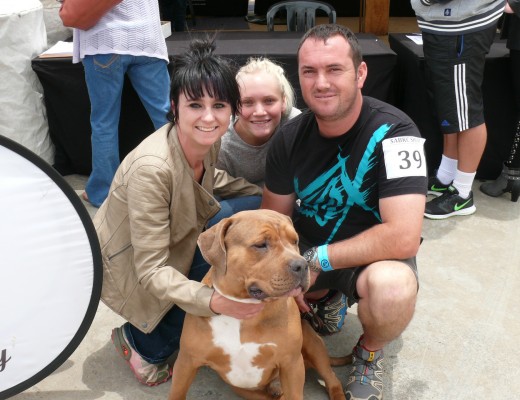Neriche, Liezel and Johan Kleynhans with Nappa.