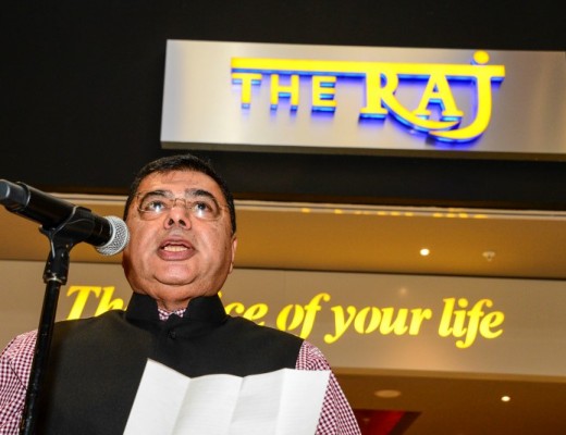 General view during the opening of The Raj Indian Restaurant in The Mall of the South, in Alberton on 24 November, 2015 ©Barry Aldworth/eXpect LIFE
