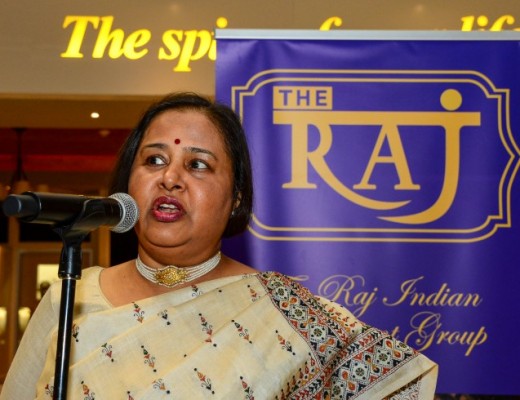 General view during the opening of The Raj Indian Restaurant in The Mall of the South, in Alberton on 24 November, 2015 ©Barry Aldworth/eXpect LIFE